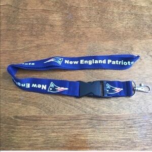 New New England Patriots Lanyard ID Badge Holder